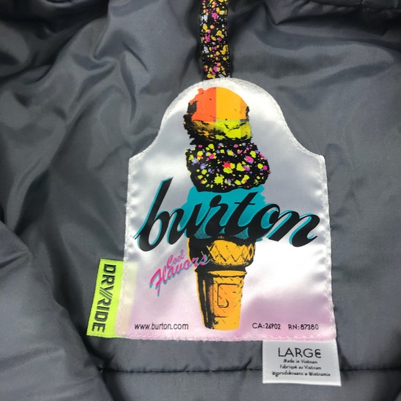 Burton Jet Set Women’s Ski Jacket Large Gray - Picture 4 of 8